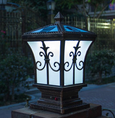 叶城柱头灯 叶城柱头灯